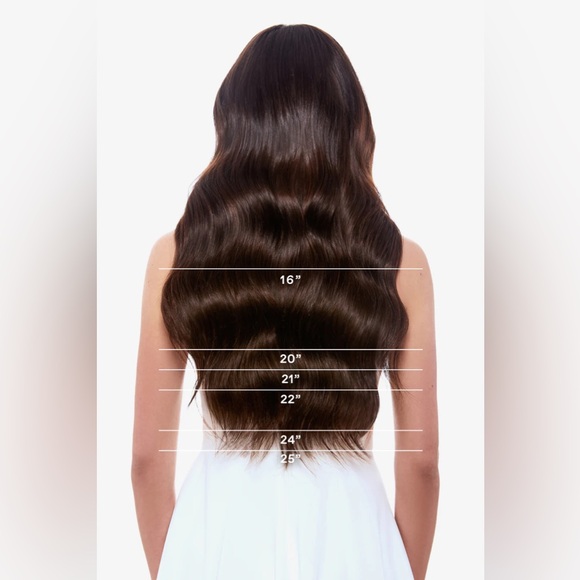 Glam Seamless Invisi Clip In 22" Rooted Vanilla Creme Highlights 23/1001 - Picture 6 of 12